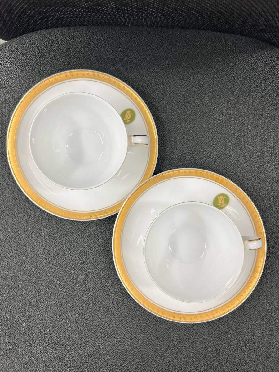 #1924 Noritake ノリタケ　ROYAL PARKペア食器　箱無し　中古品_画像2