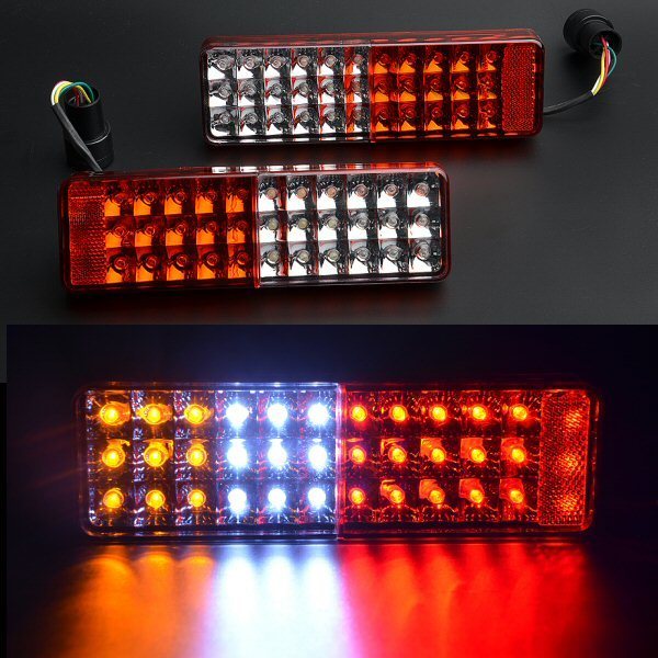 ジムニー JA11 JA22 LED テールランプ 左右 反射機能付 リフレクター スモール ブレーキ ウインカー バックランプ 社外 車検対応 G_画像2