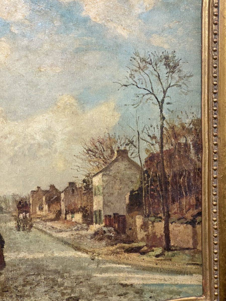 複製画 世界の名画 ピサロ ルーヴェルジェンヌへの道 F10号 布キャンバスに印刷 美術品 額縁 額装 インテリアの画像9