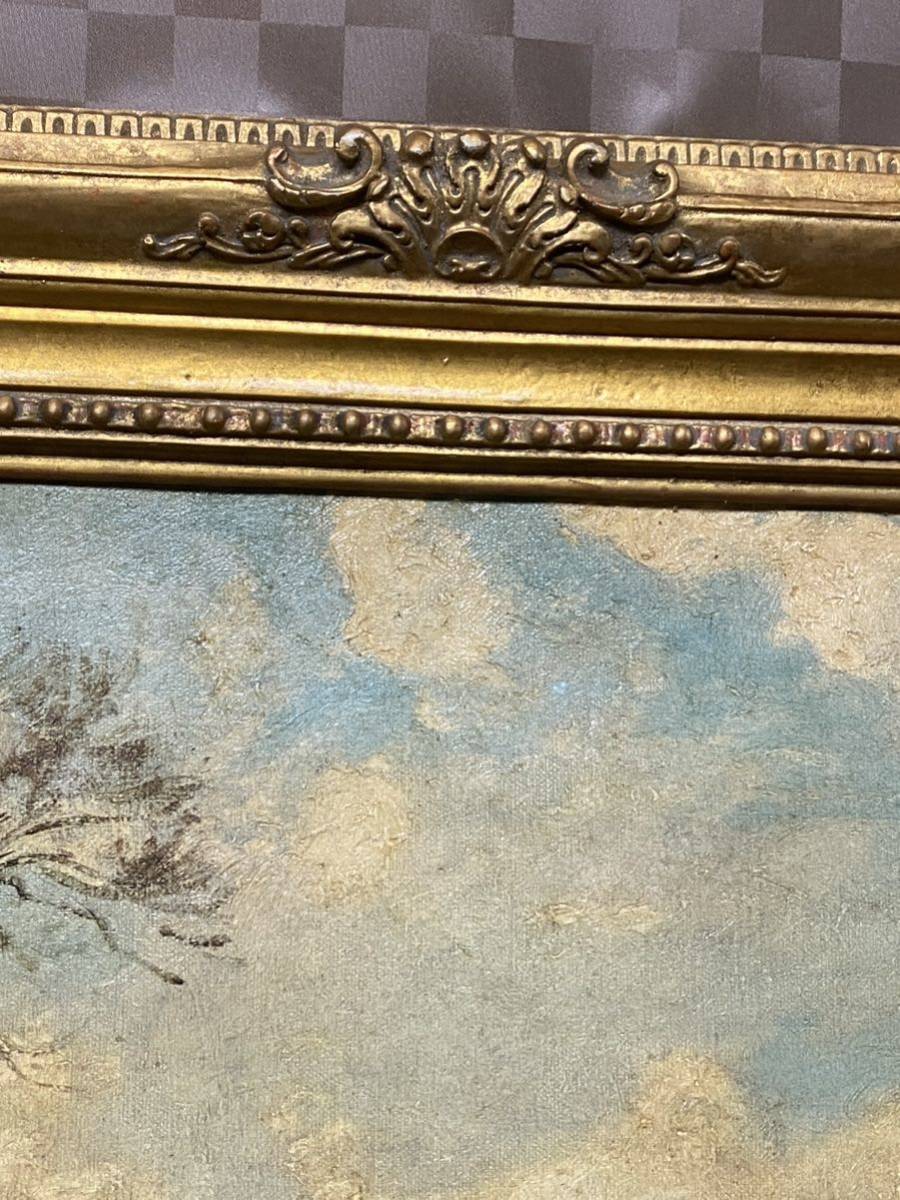 複製画 世界の名画 ピサロ ルーヴェルジェンヌへの道 F10号 布キャンバスに印刷 美術品 額縁 額装 インテリアの画像6