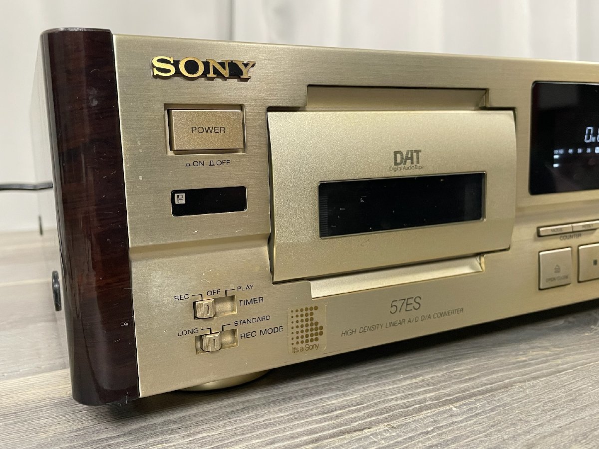 GX36 SONY ソニー DATデッキ DTC-57ES リモコン付 / カセットデッキ カセットプレーヤー オーディオ機器 / 送料無料_画像2