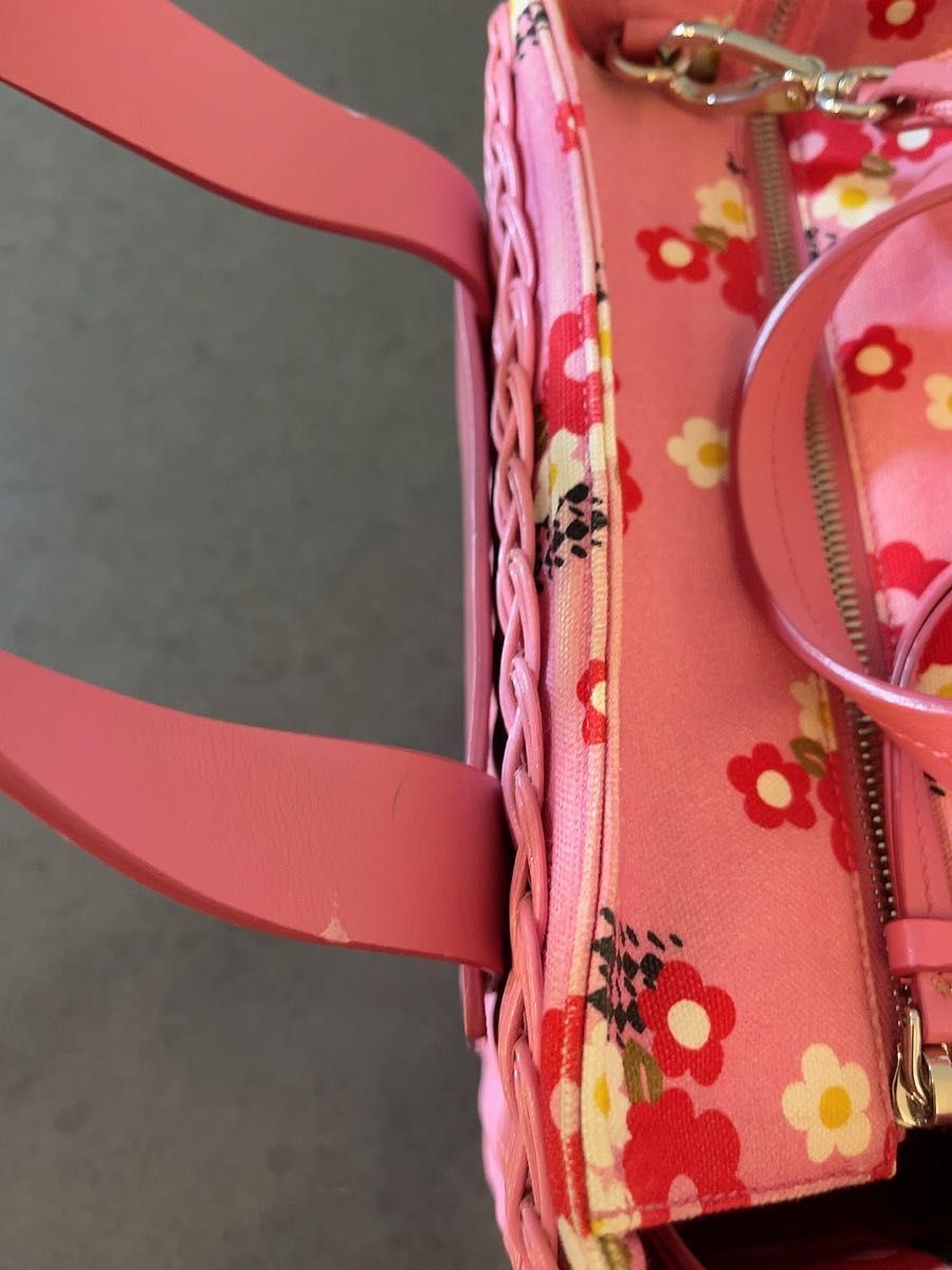 ミュウミュウ MIUMIU かごバッグ ピンク|Yahoo!フリマ(旧 ミュウミュウ MIUMIU かごバッグ ピンク|Yahoo!フリマ(旧