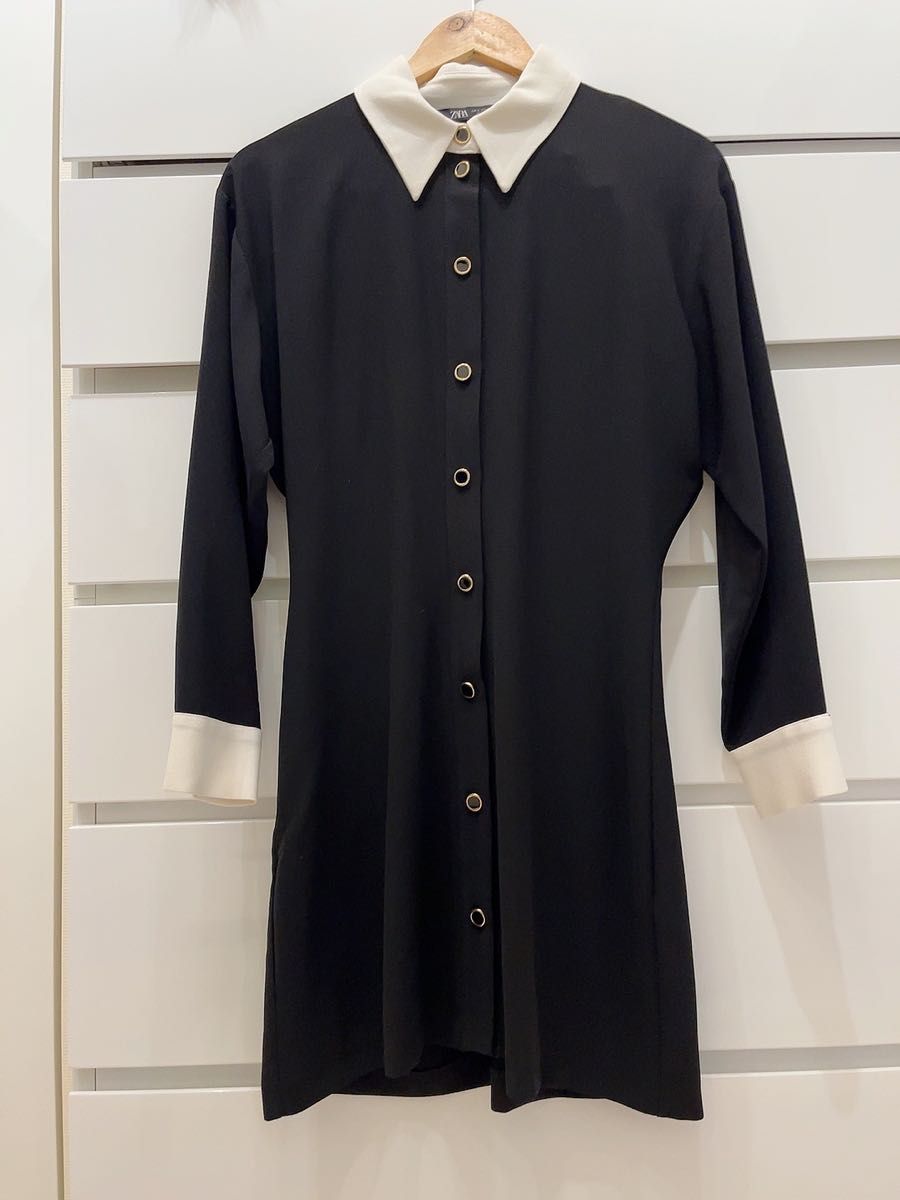 ZARA 襟付き ワンピース 黒|Yahoo!フリマ(旧PayPayフリマ) ZARA 襟付き ワンピース 黒|Yahoo!フリマ(旧PayPayフリマ)