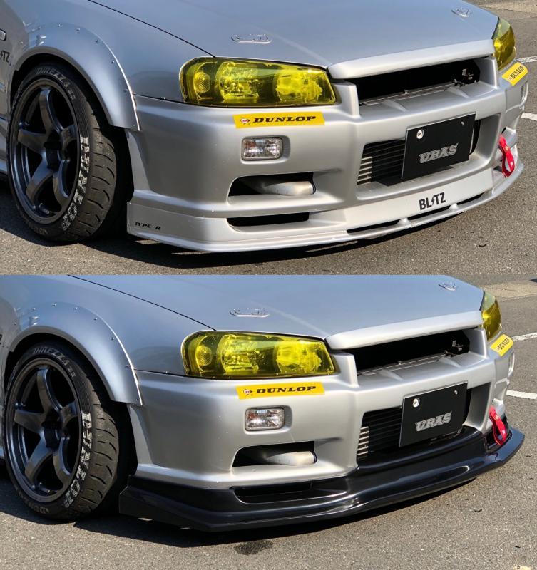 URAS ユーラス R34 SKYLINE 2Dr/4Dr TYPE-R用 OPTIONリップスポイラー 個人宅発送不可_画像3