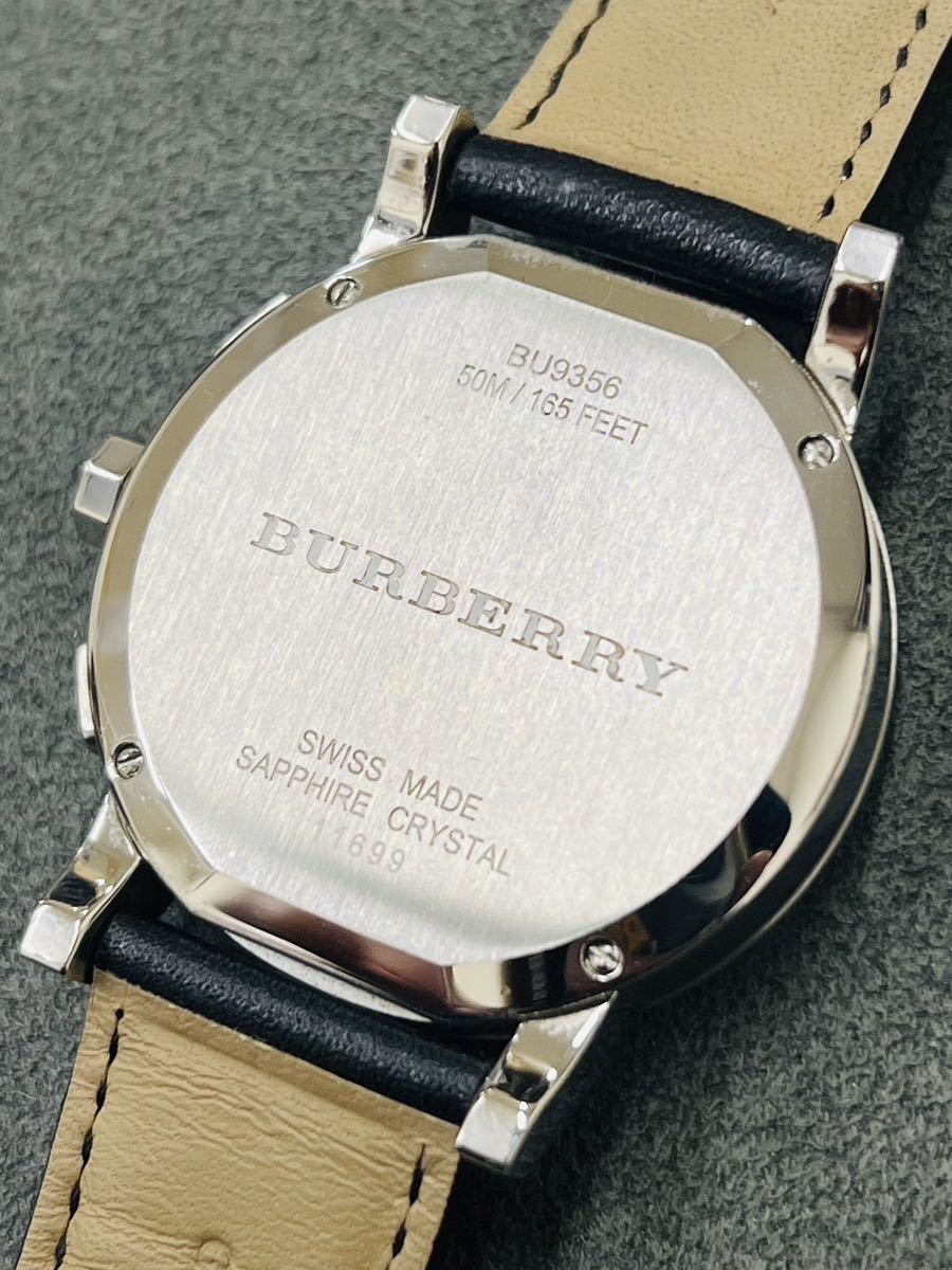 【電池交換済】BURBERRY バーバリー クロノグラフ 腕時計 BU9356_画像8