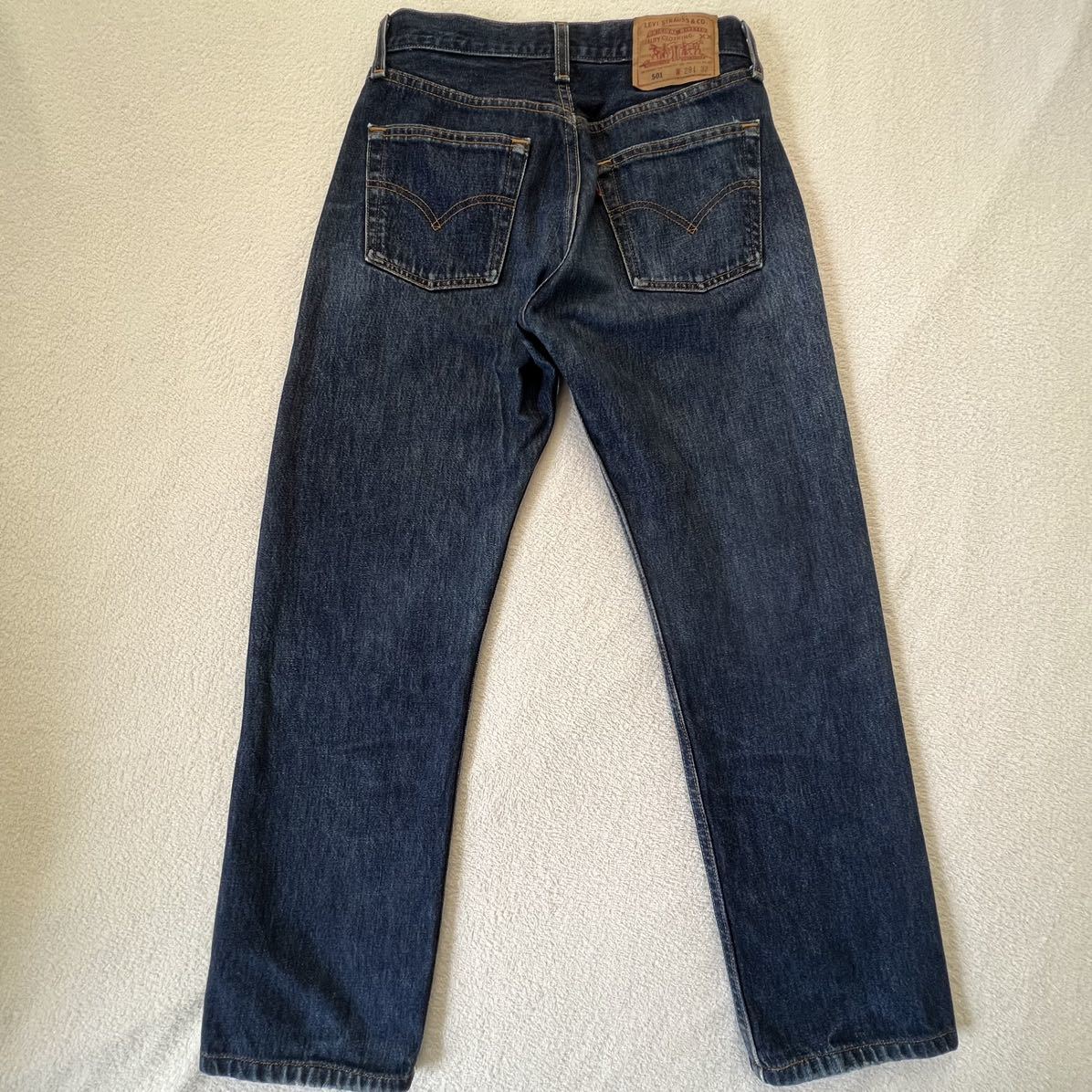 Levi's 501 USA製 W29 リーバイス デニム パンツ ジーンズ 濃紺 米国製 アメリカ製 ヴィンテージ 濃い 色落ち _画像6