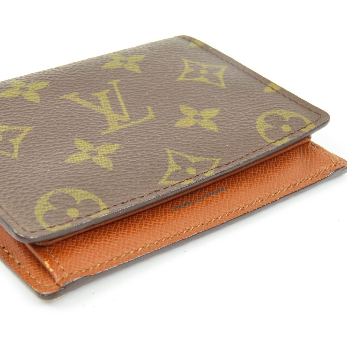 69160★1円スタート★LOUIS VUITTON ルイヴィトン 中極美品 定期入れ パスケース 通勤 ヴィンテージ モノグラム カードケース PVC ブラウン_画像5