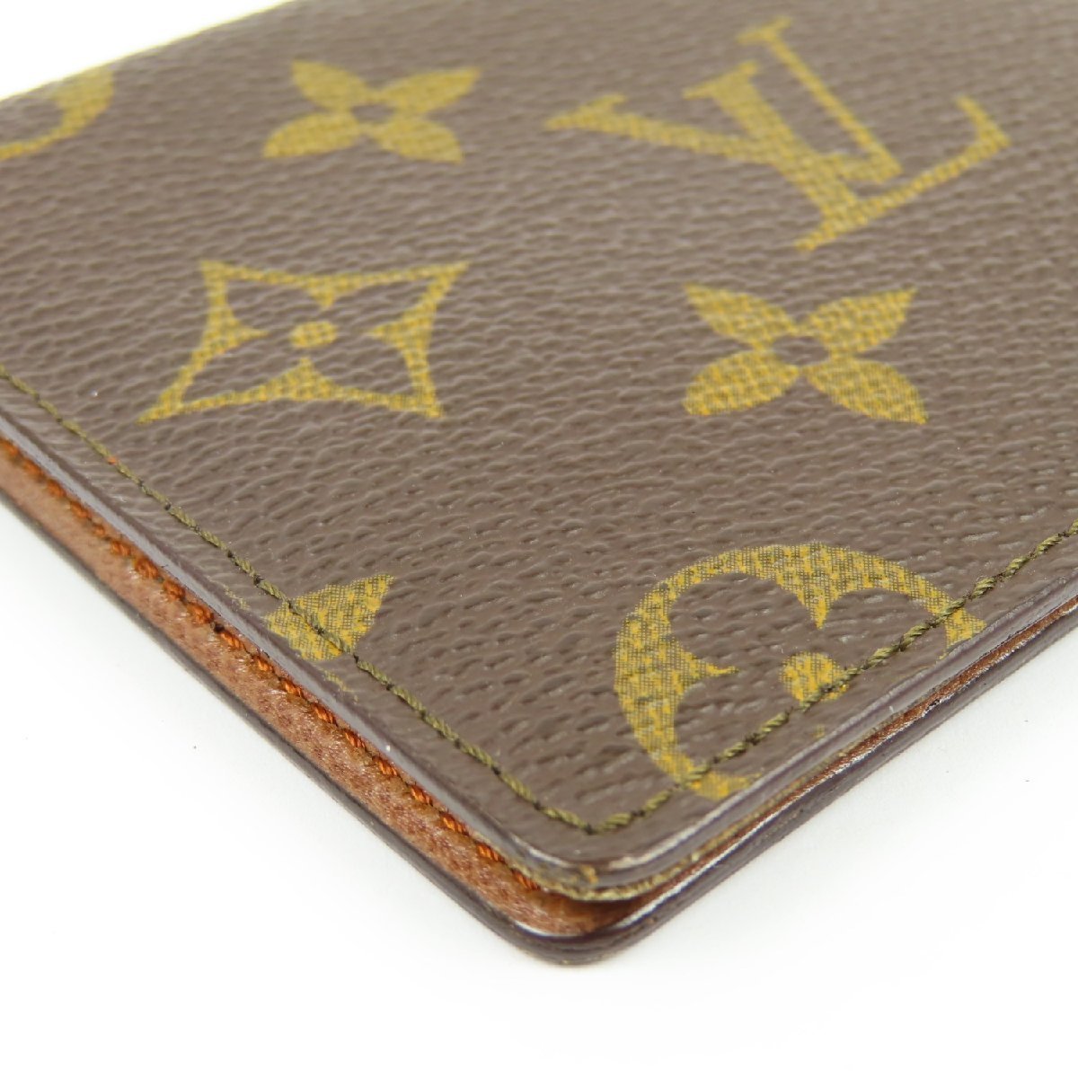 69161★1円スタート★LOUIS VUITTON ルイヴィトン 外極美品 定期入れ カードケース ヴィンテージ モノグムラム パスケース ブラウン_画像4