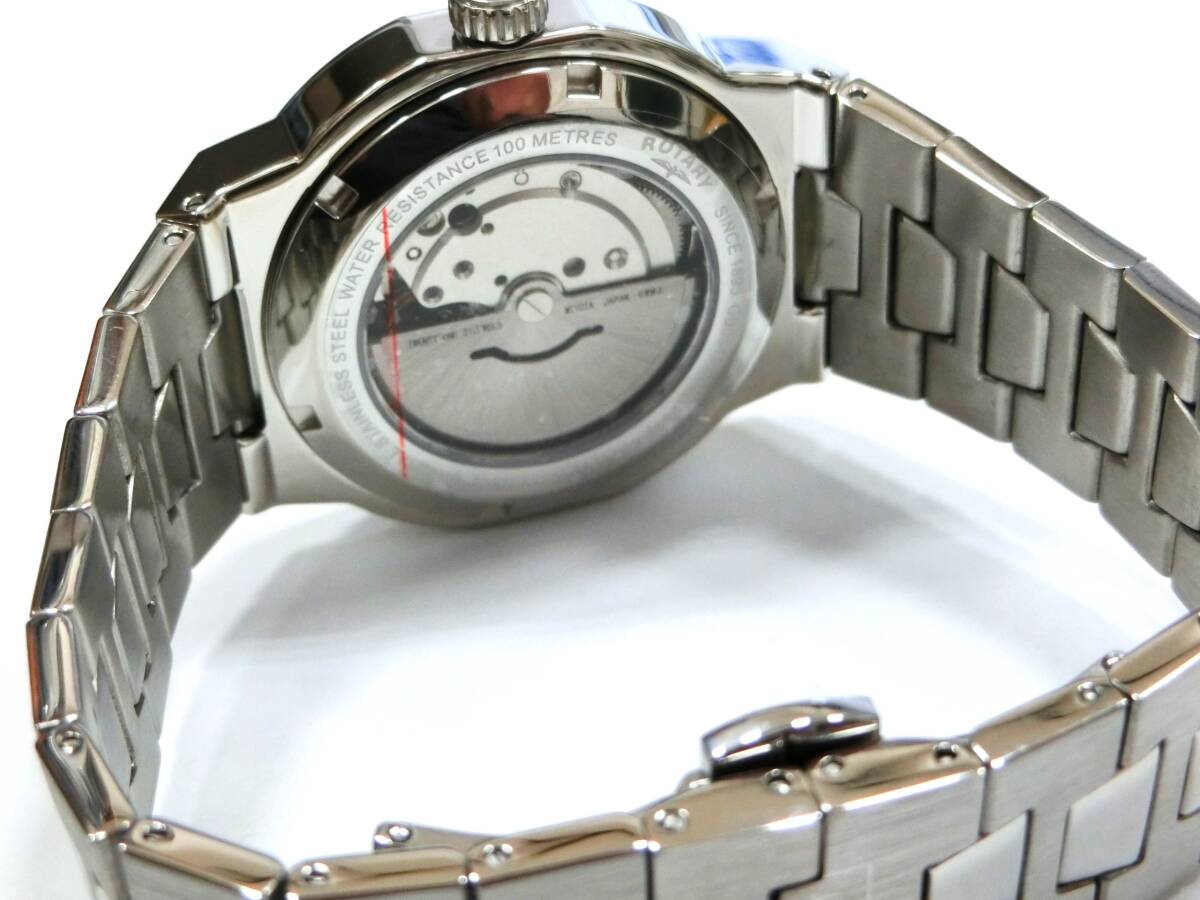 新品 ROTARY ロータリー Regent リージェント 自動巻き腕時計 ラグジュアリースポーツ ラグスポ 価格94,600円 GB05490/06 デイデイト_画像6