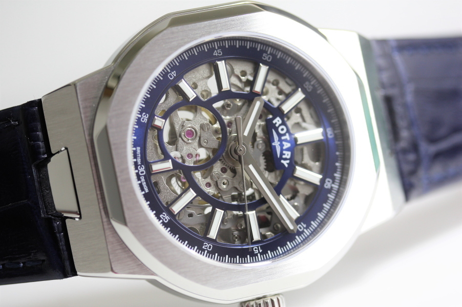 ROTARY ロータリー Regent リージェント スケルトン自動巻き腕時計 正規代理店商品 メンズ ラグジュアリースポーツ ラグスポ 価格79,200円_画像3
