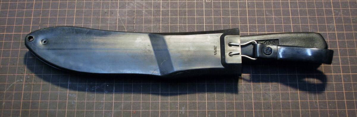関菊水No.2000 黒プラ柄Fillet Knfe.Hi-carbon Stainless steel Blade;13cm・黒プラ一体成形・全長：27ｃｍ_画像7