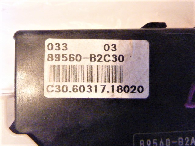 エッセ　Ｌ２３５Ｓ　ＥＣＵ　エンジンコンピューター　５ＦＭＴ　テストＯＫ　８９５６０－８２Ｃ３０　前期　２２０００ｋｍ走　希少　★_画像2