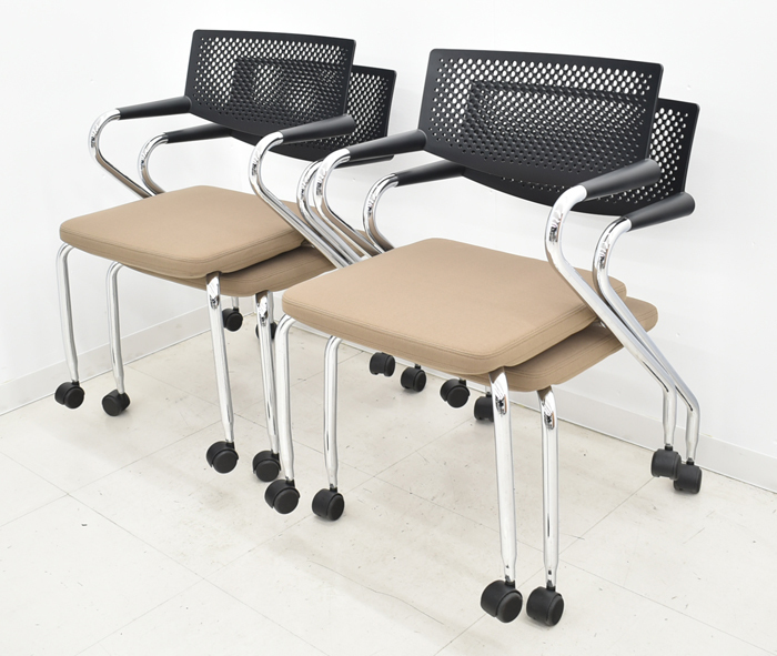 【中古】Vitra ビザロール２ ミーティングチェア ４脚セット 2024021402【中古オフィス家具】の画像10