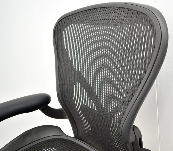  Herman Miller Aaron стул B размер полностью оборудован pohs коричневый - Fit локти рычаг модель 2023092904[ б/у офисная мебель ][ б/у ]