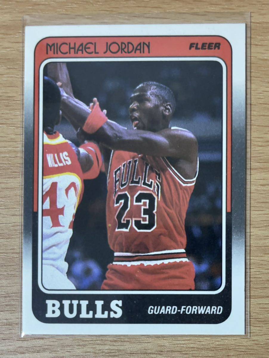 Michael Jordan 1988-89 FLEER #17 マイケル・ジョーダン _画像1
