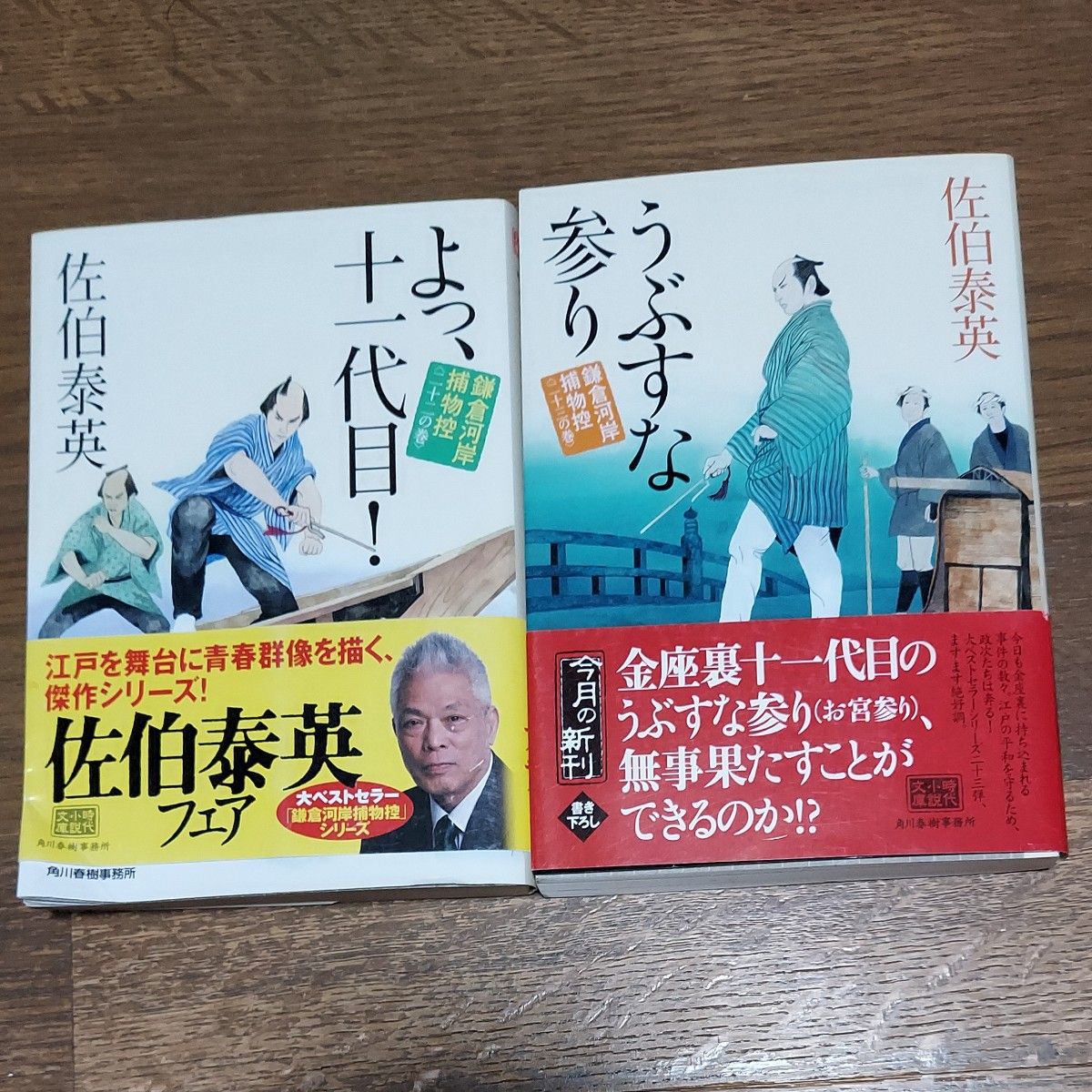 文庫本　鎌倉河岸捕物控　(22)(23)　佐伯泰英著　ハルキ文庫