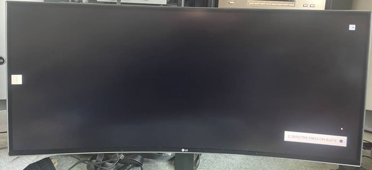 LG モニター ディスプレイ 34UC88-B 34インチ ウルトラワイド(3440×1440) IPS 曲面 中古 動作品_画像7