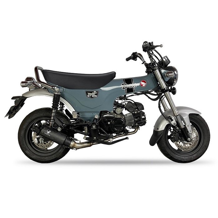 IXRACE(アイエックスレース) HONDA ホンダ ST125 DAX(ダックス125) フルエキゾーストマフラー DCX1 ラウンド【送料800円】_画像3