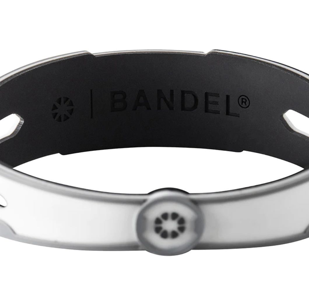 BANDEL バンデル React Bracelet リアクト ブレスレット White×Black ホワイト ブラック L 19.0cm_画像5