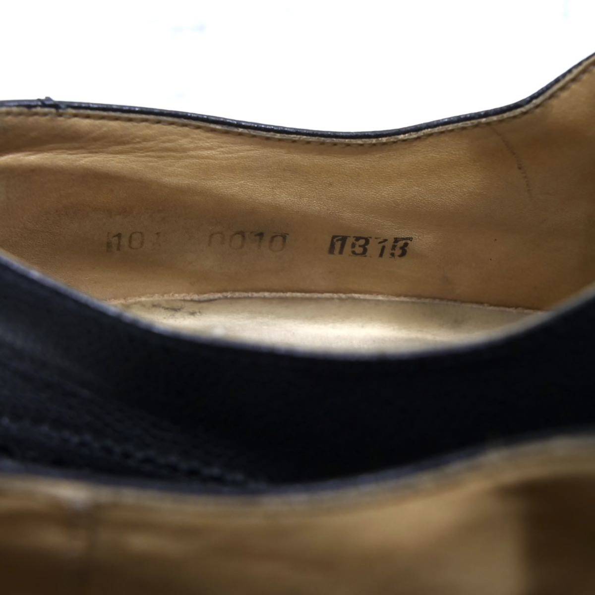最高峰◎【Laszlo BUDAPEST】ラズロブダペスト UK10.5 28.5cm前後 ブラック ビジネスシューズ カジュアル メンズ 革靴_画像8
