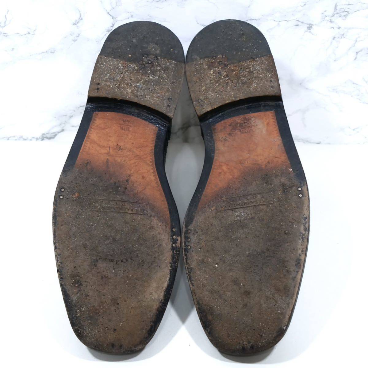 最高峰◎【Laszlo BUDAPEST】ラズロブダペスト UK10.5 28.5cm前後 ブラック ビジネスシューズ カジュアル メンズ 革靴_画像6