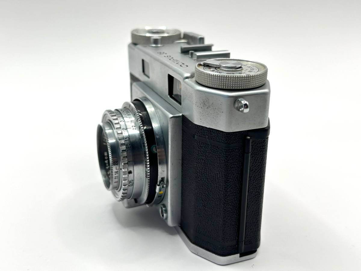 197　OLYMPUS　オリンパス　35　フィルムカメラ　D.Zuiko　1:3.5　f=4cm　専用ケース　現状品_画像3