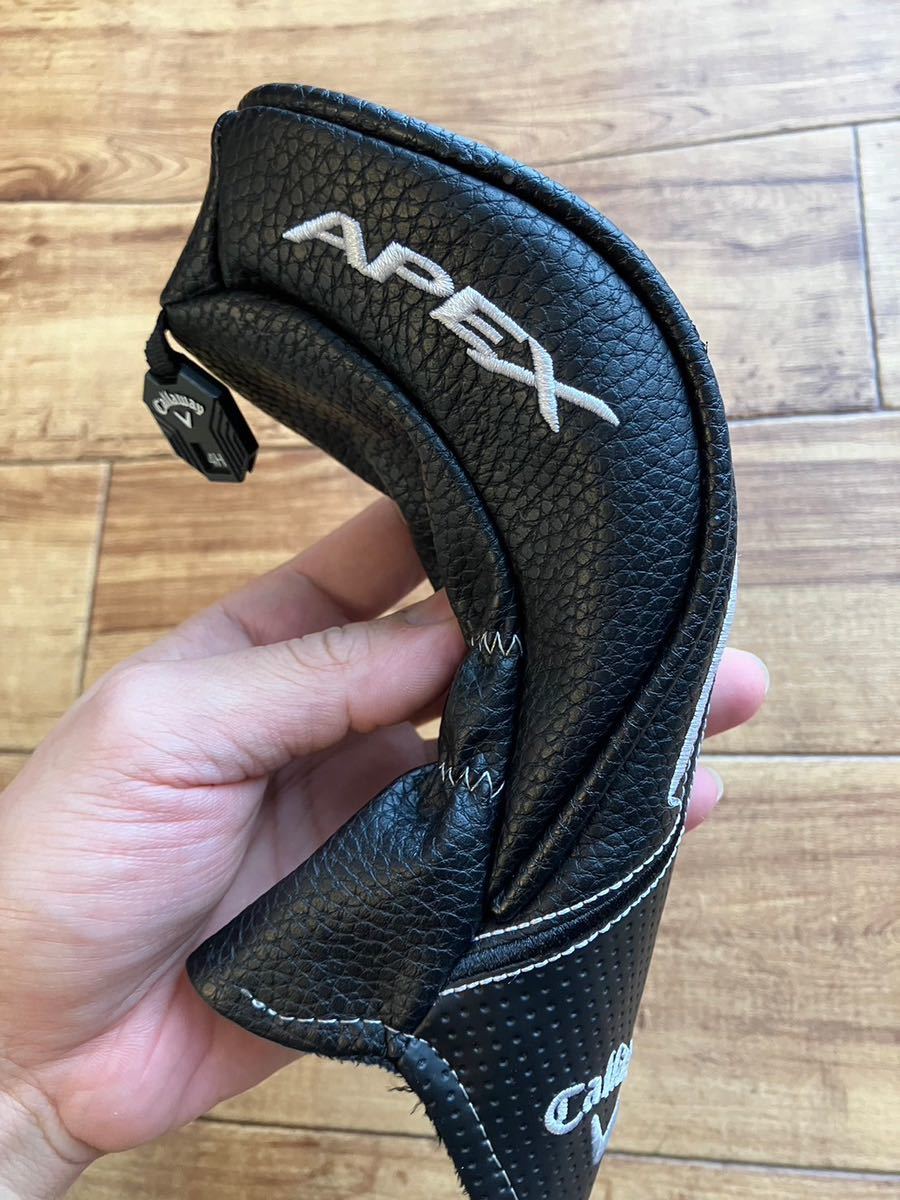 追跡送料込み！キャロウェイ Callaway APEX UW エーペックス ユーティリティヘッドカバー UT 番手変更可能 純正ヘッドカバー　訳あり_画像5