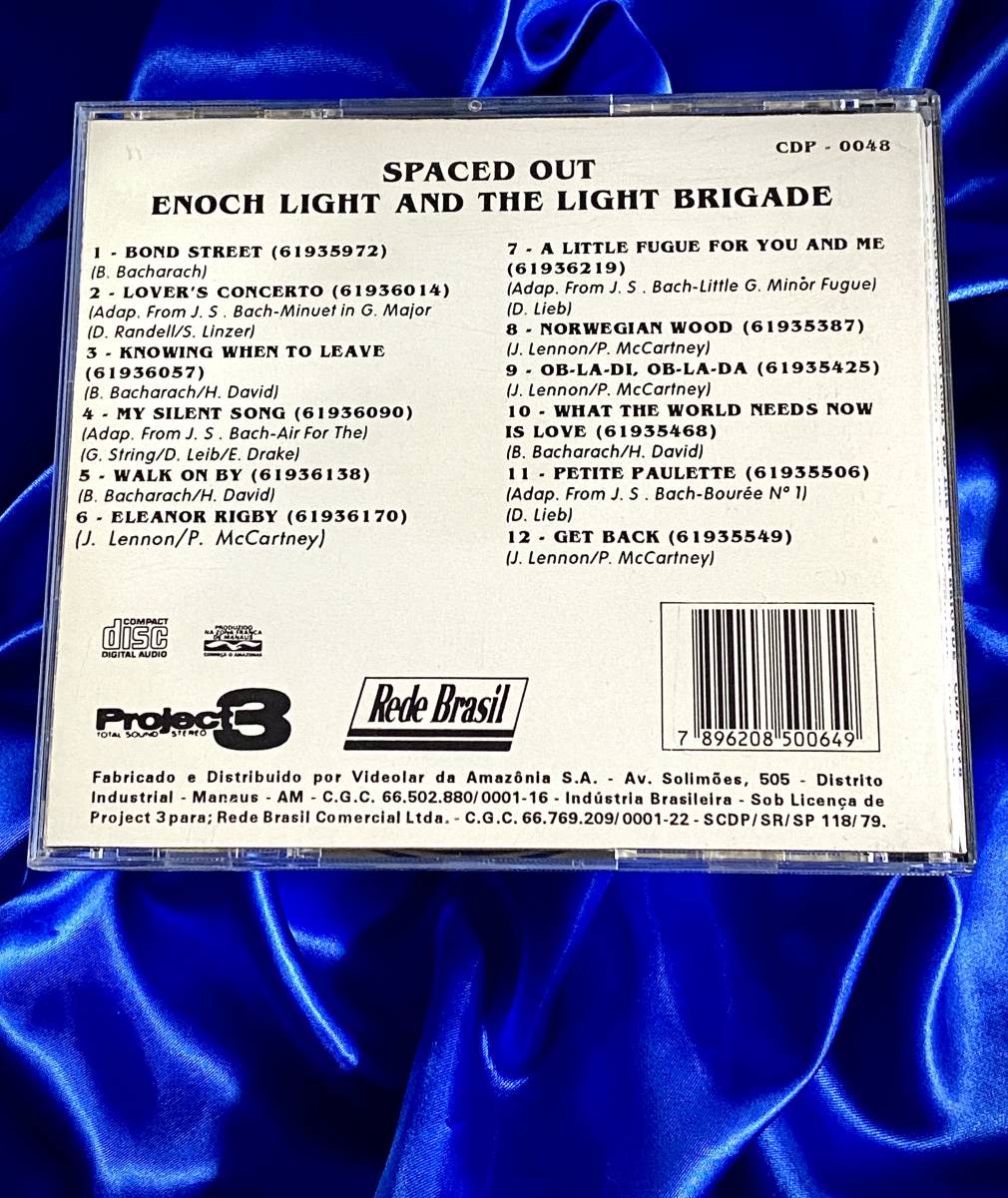 Enoch Light And The Light Brigade / Enoch Light Presents Spaced Out*1992 year BRAZIL record CDP 0048 Monde lounge Space Age 