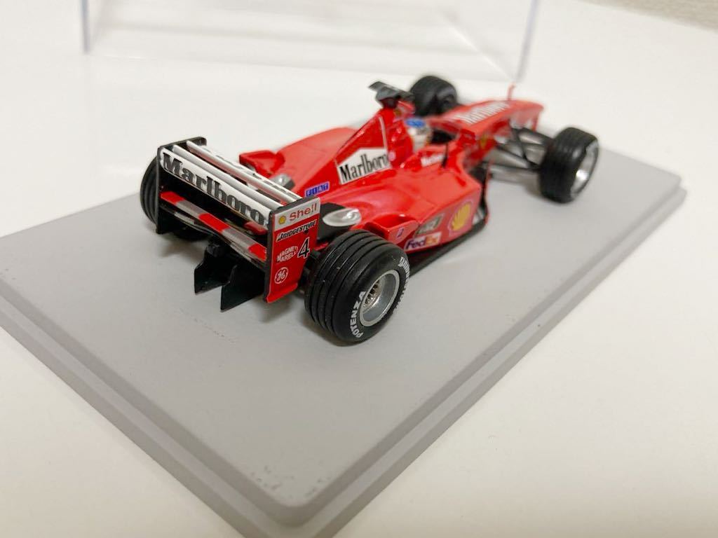 直筆サイン！ルーベンス・バリチェロ フェラーリ F2000 1/43 マルボロ仕様 F1 検索:タバコ ブラウン ホンダ スチュワート ウィリアムズ_画像5