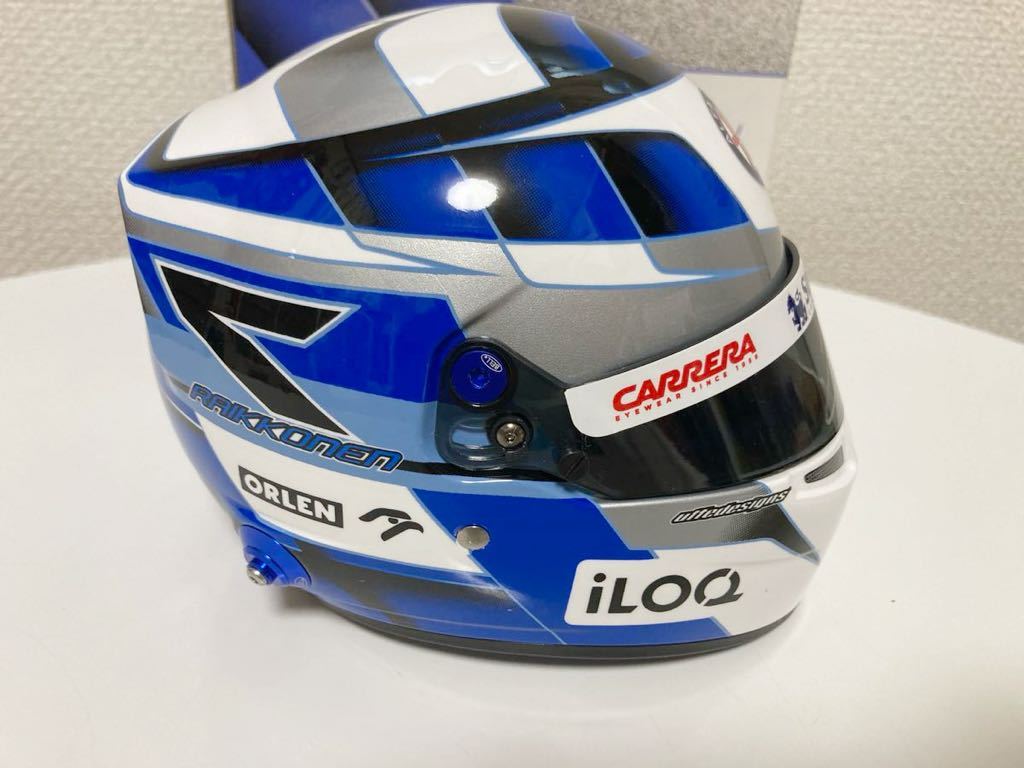 直筆サイン キミ・ライコネン 1/2 レプリカヘルメット アルファ 直筆サイン キミ・ライコネン 1/2 レプリカヘルメット アルファ