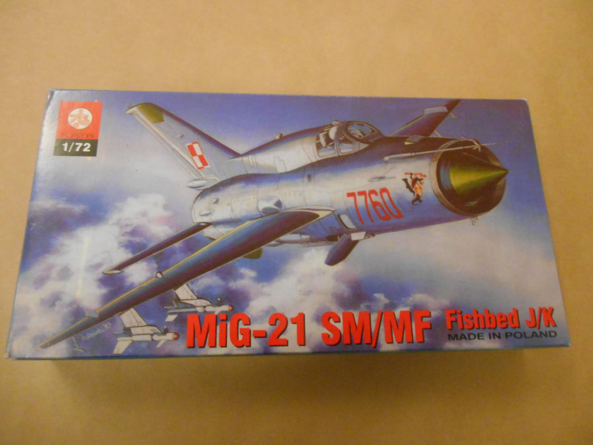 〔全国一律送料340円込〕1/72 ZTS ミコヤン　ミグ21 SM/MF フィッシュベッド J/K