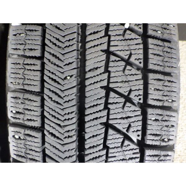 ☆::送料無料::☆ブリヂストン BLIZZAK VRX 155/65R14 4本SET◎2017年製8~9分山スタッドレス◎中古 特筆すべき損傷なし◎タント等に_画像5