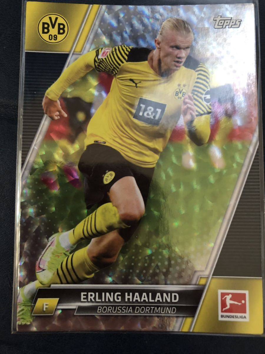 2022 TOPPS BundesLiga アーリング・ハーランド（ドルトムント）スパークホイルパラレル_画像1