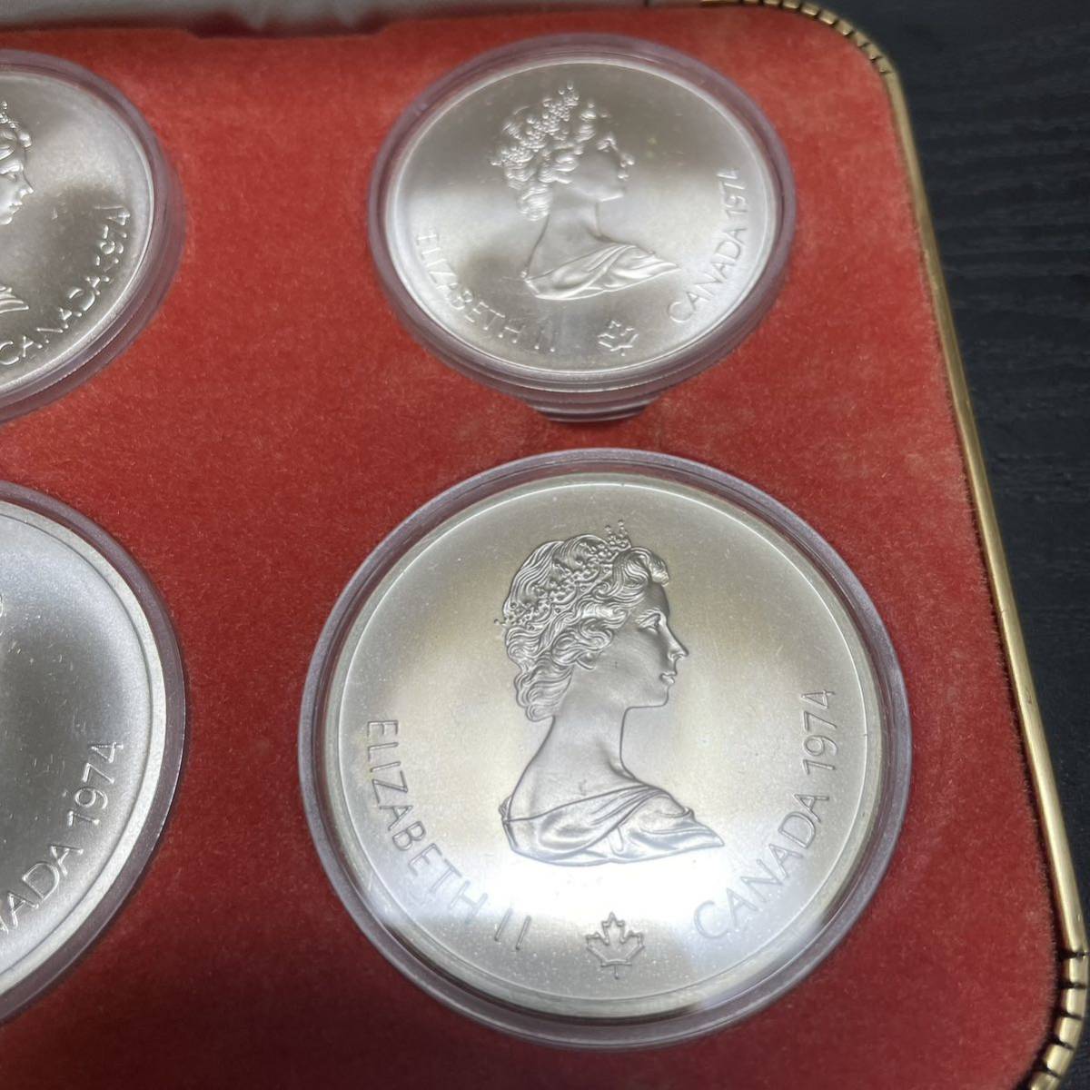 カナダ　1976年　モントリオール　オリンピック記念　銀貨セット　ケース付き　_画像6