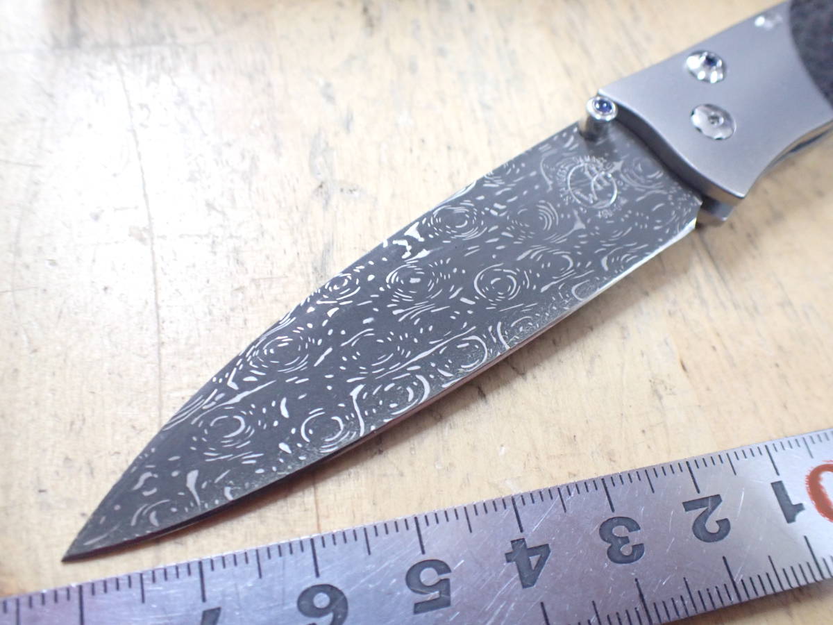 『H04A』William Henry ウィリアムヘンリー Damascus ダマスカス モデル不明 木箱付_画像5