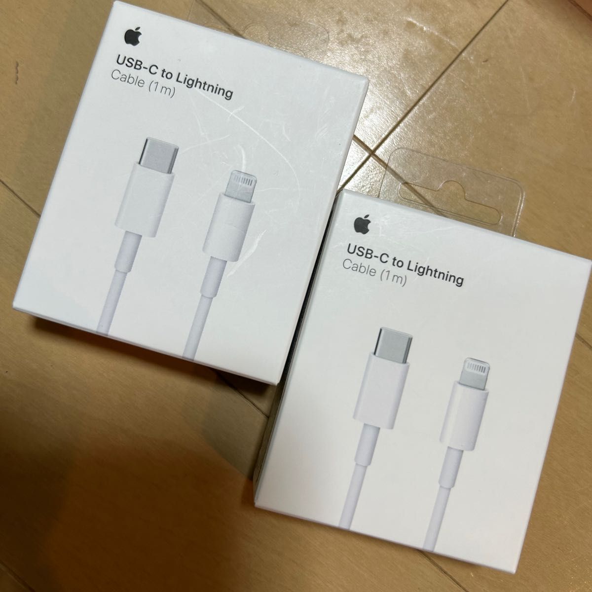 純正　未開封品 Apple Lightning -USB-Cケーブル 1m  2箱セット