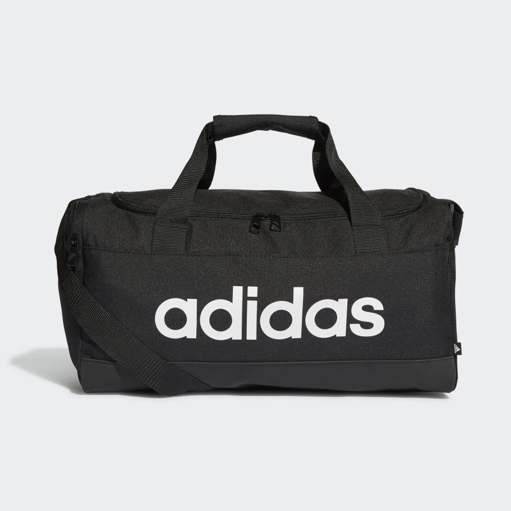 ★アディダス adidas 新品 ダッフルバッグ エッセンシャルズ ロゴ ダッフルバッグ ショルダーバッグ 鞄 BAG かばん 黒[GN2034] 六★QWER★_画像3