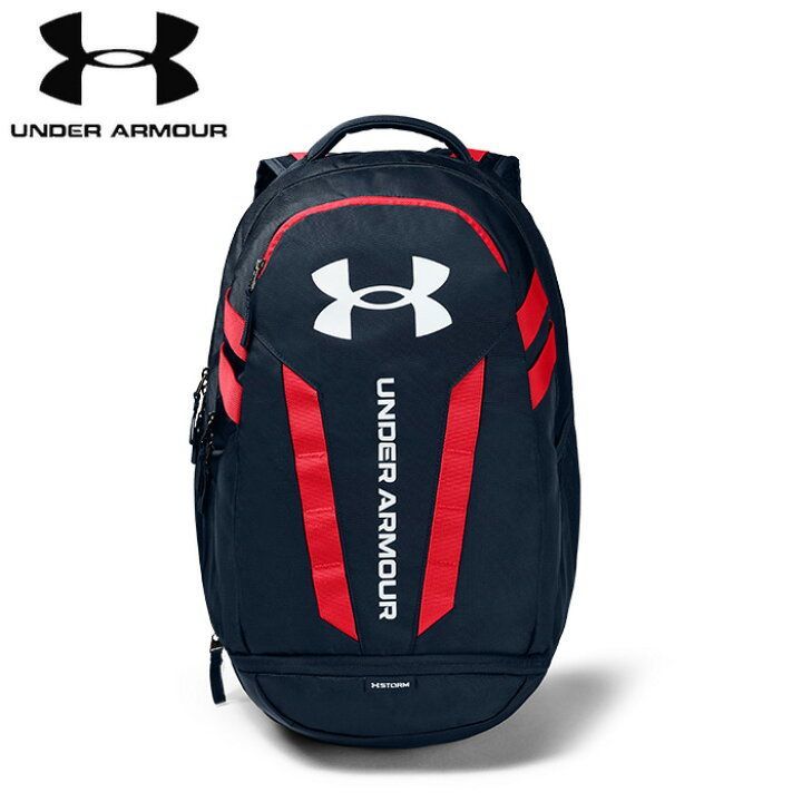 ★アンダーアーマー UNDERARMOUR UA 新品 撥水 収納力 リュックサック バックパック デイパック バッグ 紺 [13611764091N] 六★QWER■_画像1