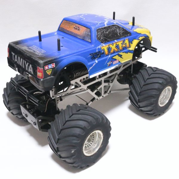 660d 現状 ジャンク TAMIYA TXT-1 モンスタートラック ラジコン タミヤ RC モンスターピックアップ 4×4 ラジコン 電動RC_画像2