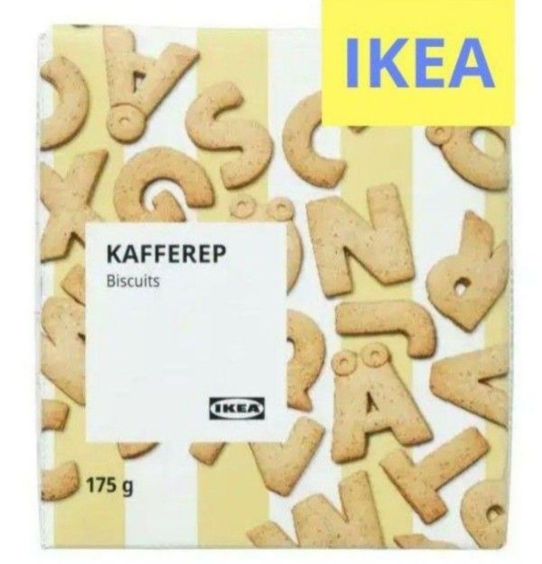 最安値！ IKEA カッフェレプ アルファベットビスケット 1箱  デコレーション お誕生日 プレゼント プチギフト 