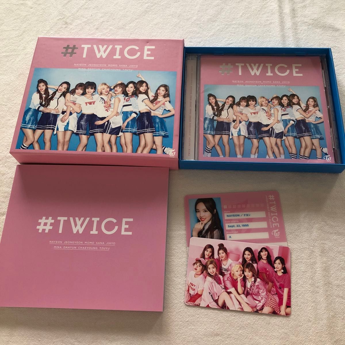 日本ベストアルバム #TWICE 初回限定盤A IDカードナヨン