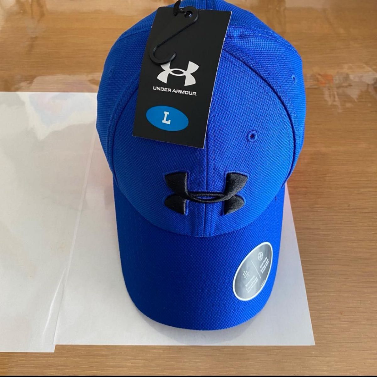 ALK Under Armour UA メンズ L/XL キャップ 帽子 刺繍 アンダーアーマー 青 ブルー Blue