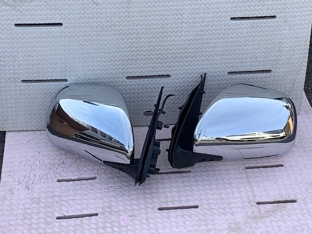  new goods unused Toyota Hiace 200 series chrome plating door mirror left right set 