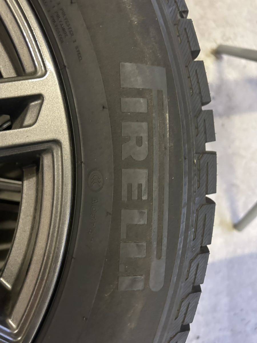 スタッドレス＋ホイール４本セット　PIRELLI ICE ASIMMETRICO PLUS 225/60R17 2021年製極上　17×7.0J オフセット48 114.3-5H_画像5