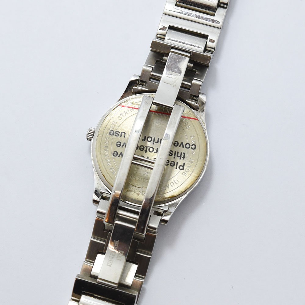1円 不動品 腕時計 ダンヒル dunhill シティースケープ 8003 クォーツ SS メンズ ネイビー 同梱不可_画像4