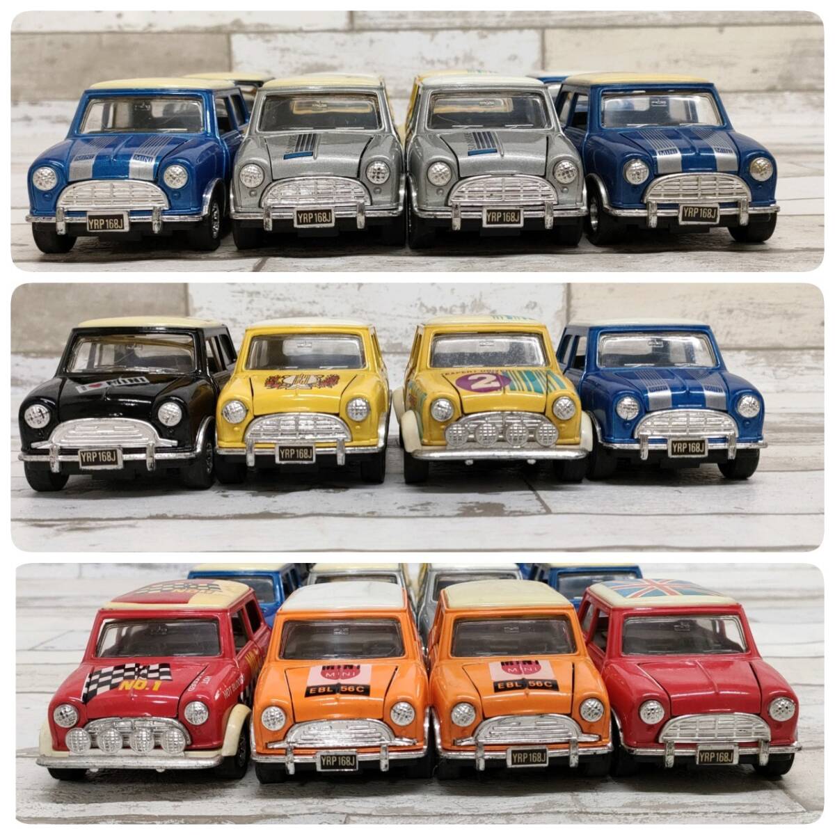 SS サニーサイド ミニクーパー まとめ プルバック ダイキャスト MINICOOPER ヴィンテージ 旧車 クラシック ミニカー_画像1