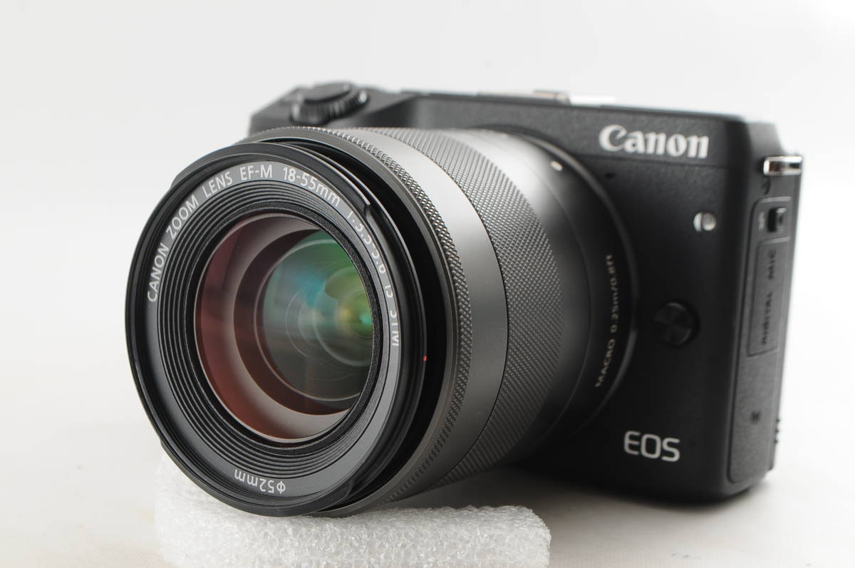 Canon Canon EOS M3 EF-M 18-55mm 1:3.5-5.6 IS STM zoom линзы комплект * внешний вид оптика очень красивый товар *