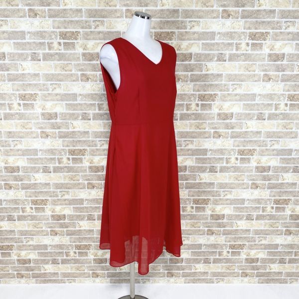 1円 ドレス ワンピース 4XL大きなサイズ 赤 カラードレス キャバドレ 発表会 イベント　中古１０９８_画像2