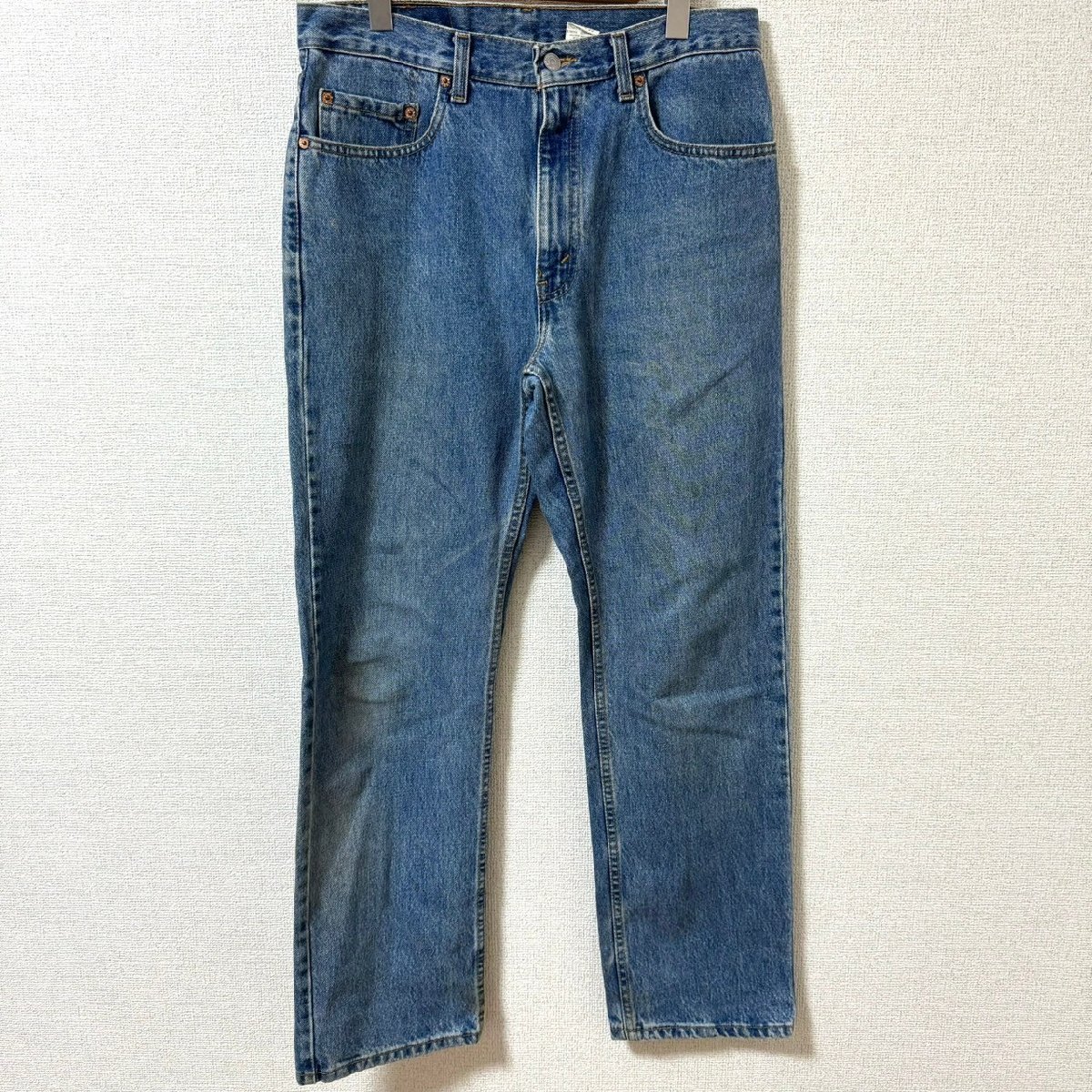 (^w^)b カナダ製 LEVI'S Levi's リーバイス 505 80s 90s ヴィンテージ デニム ジーパン パンツ 赤タブ ジッパーフライ W33 7976EE_画像1