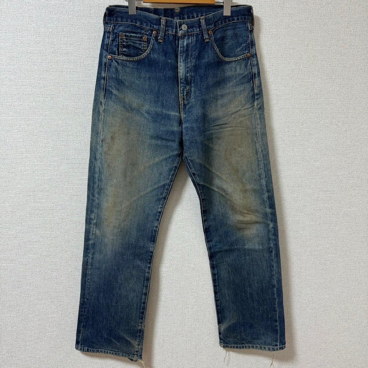 (^w^)b 日本製 LEVI'S リーバイス 502 XX ヴィンテージ クロージング デニム ジーパン レプリカ ビッグE 赤耳 TALON ジッパー W34 8034EE